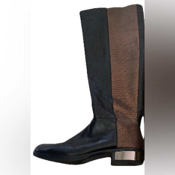 Circus by Sam Edelman New Roxie Knee High Leather Boots  8.5 Bronze and Black - Picture 2 of 6